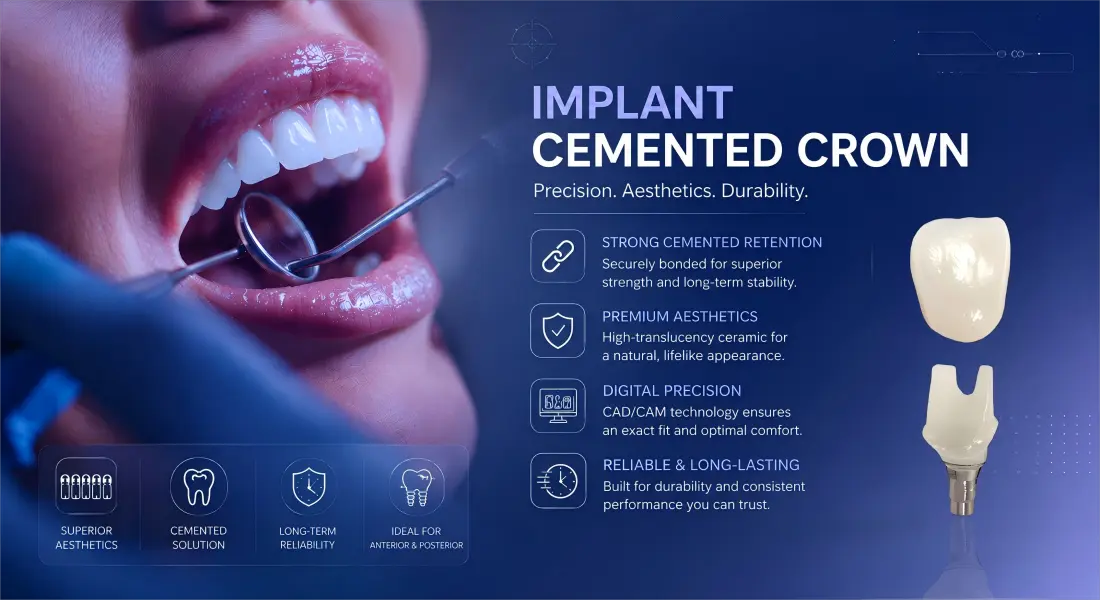 Implant Cemented Crown Implant Cemented Crown