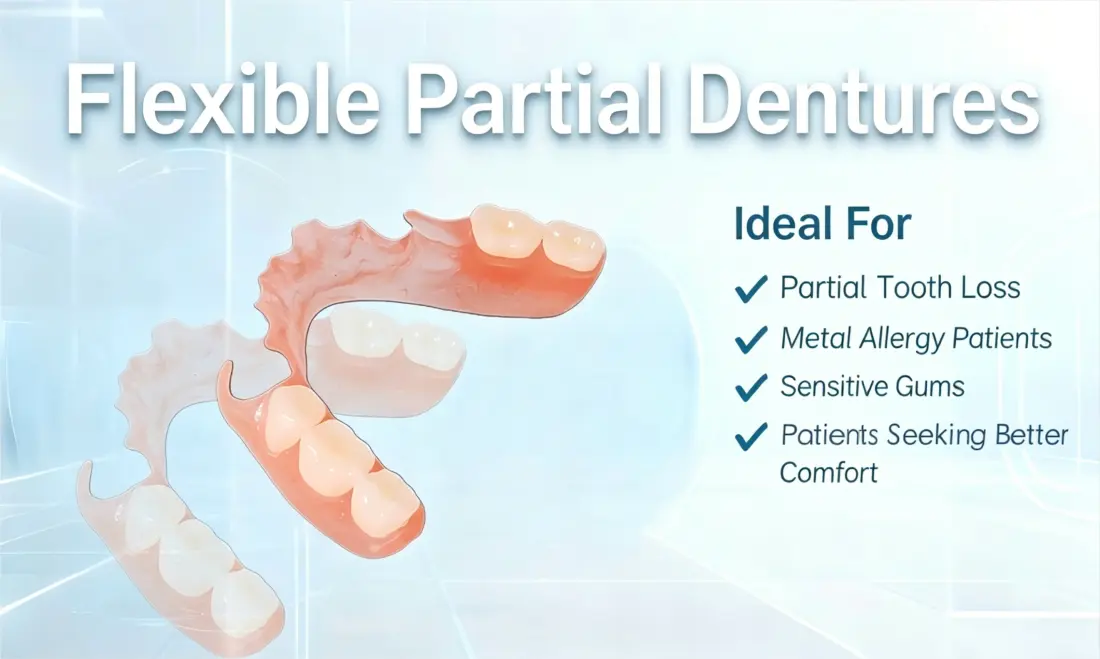 Non-Monolithic Flexible Denture Non-Monolithic Flexible Denture