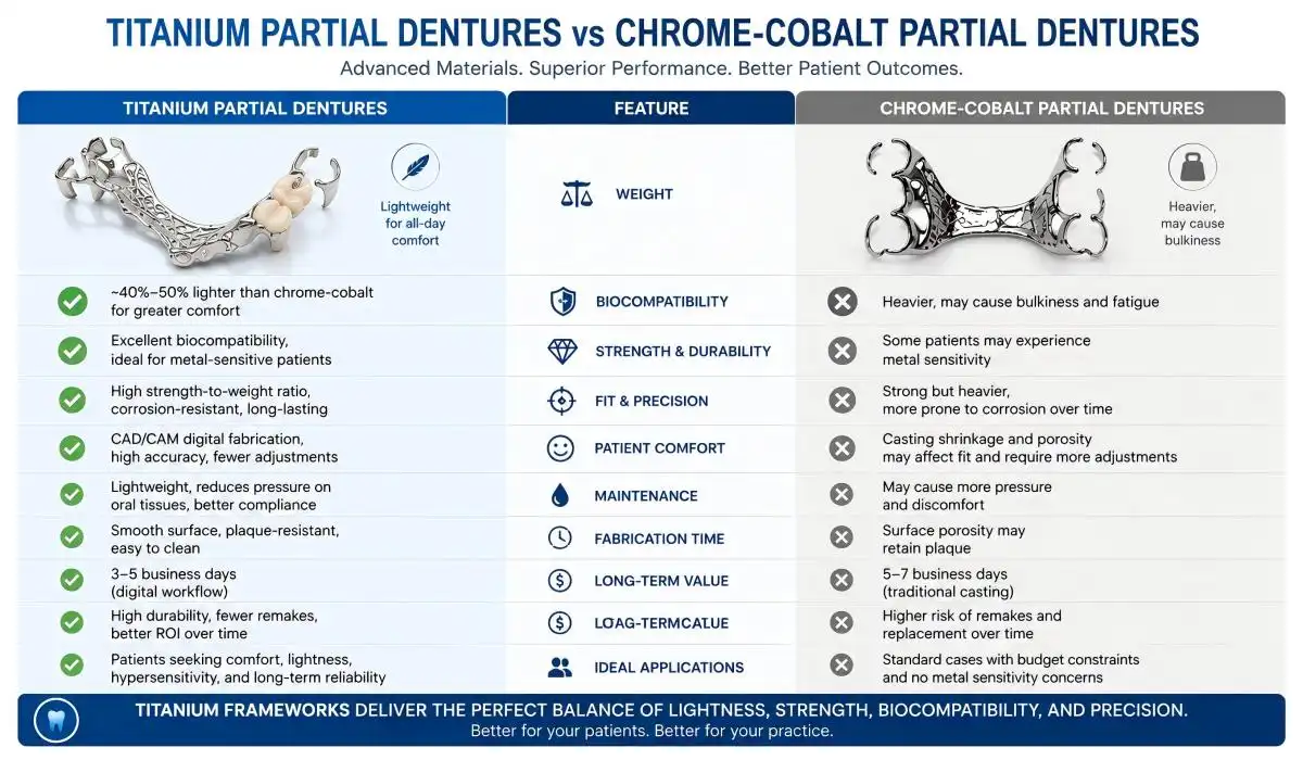 Titanium Partials