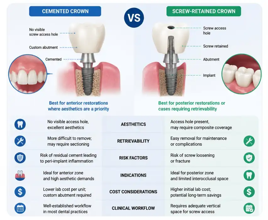 Implant Cemented Crown Implant Cemented Crown